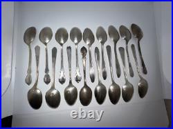 William Rogers International Silver / Silverplate Flatware Lot 125 pieces