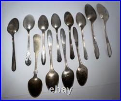 William Rogers International Silver / Silverplate Flatware Lot 125 pieces