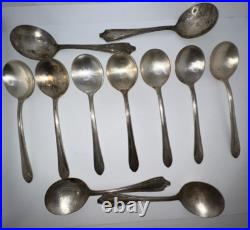 William Rogers International Silver / Silverplate Flatware Lot 125 pieces