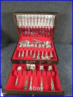 William Rogers Silver plate Flatware set Melody pattern