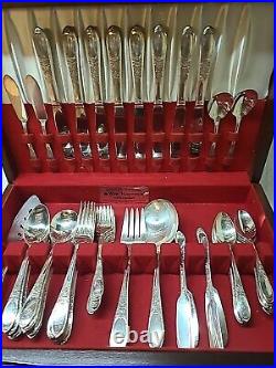 William Rogers Silverplate Service For 8, Made in the USA, Plus Many Additional
