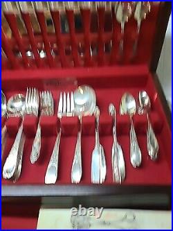 William Rogers Silverplate Service For 8, Made in the USA, Plus Many Additional