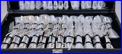 William Rogers & Son Silverplate 63 Piece 12 Place Setting Enchanted Rose Unused