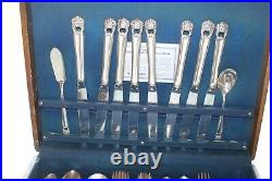Wm A Rogers 1847 Silverplate Flatware Eternally Yours 54 Piece Set for 8
