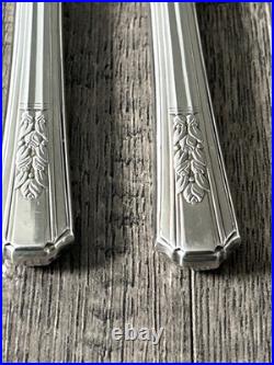 Wm A Rogers A1 Plus Oneida Ltd 1938 ROSALIE PATTERN 25 pc Silver Plate Flatware