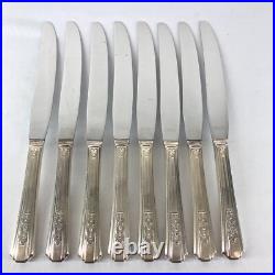 Wm A Rogers A1 Plus Oneida Ltd 1938 ROSALIE PATTERN 34pc Silver Plate Flatware Wm A Rogers A1 Plus Oneida Ltd 1938 ROSALIE PATTERN 34pc Silver Plate Flatware