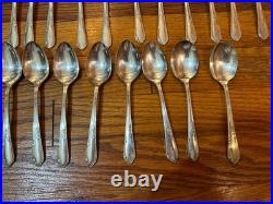 Wm A Rogers A1 Plus Oneida Ltd Silverware Set 66 Pieces- Antique
