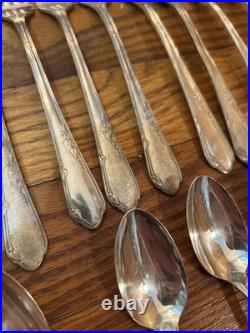 Wm A Rogers A1 Plus Oneida Ltd Silverware Set 66 Pieces- Antique
