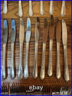 Wm A Rogers A1 Plus Oneida Ltd Silverware Set 66 Pieces- Antique