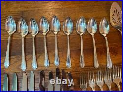 Wm A Rogers A1 Plus Oneida Ltd Silverware Set 66 Pieces- Antique