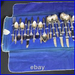 Wm A Rogers Oneida Ltd 1938 52 Piece Set Extra Silver Plate Flatware Silverware