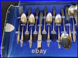 Wm A Rogers Oneida Ltd 1938 52 Piece Set Extra Silver Plate Flatware Silverware