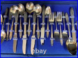 Wm A Rogers Oneida Ltd 1938 52 Piece Set Extra Silver Plate Flatware Silverware