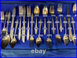 Wm A Rogers Oneida Ltd 1938 52 Piece Set Extra Silver Plate Flatware Silverware