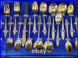 Wm A Rogers Oneida Ltd 1938 52 Piece Set Extra Silver Plate Flatware Silverware