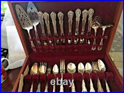 Wm. A. Rogers Oneida Ltd. Silver Plate 1958 Service for 8 with Extras
