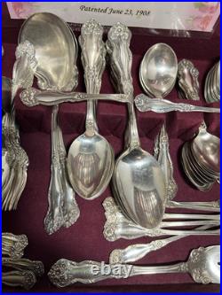 Wm ROGERSARBUTUS PATTERNSET + EXTRAS, 10 LADLESCHEESE SCOOP 120 PIECES1908 Wm ROGERSARBUTUS PATTERNSET + EXTRAS, 10 LADLESCHEESE SCOOP 120 PIECES1908