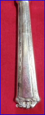 Wm Rogers 1847 Triple Plated Silverware with Box 40 Pieces Ornate Engraved