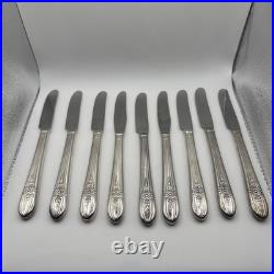Wm Rogers 1903 Flower Silverplate Flatware 45 Piece Set Wm Rogers 1903 Flower Silverplate Flatware 45 Piece Set