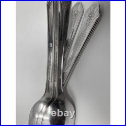 Wm Rogers 50 pc Imperial Pattern Silverplate Flatware 8 Place Settings