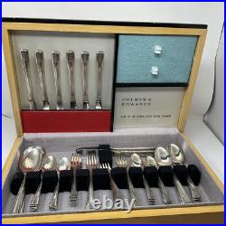 Wm Rogers 51-Piece Silver Plate Place Setting Louisiana 1938 Sectional Set