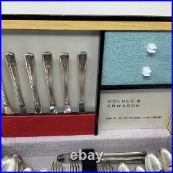 Wm Rogers 51-Piece Silver Plate Place Setting Louisiana 1938 Sectional Set