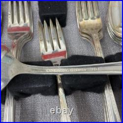 Wm Rogers 51-Piece Silver Plate Place Setting Louisiana 1938 Sectional Set