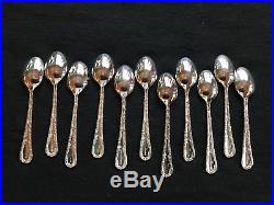 Wm Rogers And Son Silverplated Flatware Pattern Enchanted Rose In Silver