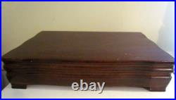 Wm. Rogers Eternally Yours Silver Plate Service For 8 w Chest + Extras 53 Pc Set