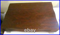 Wm. Rogers Eternally Yours Silver Plate Service For 8 w Chest + Extras 53 Pc Set Wm. Rogers Eternally Yours Silver Plate Service For 8 w Chest + Extras 53 Pc Set