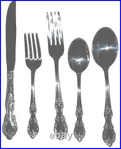 Wm Rogers Extra Plate Silver Plated GRAND ELEGANCE 67 Flatware Set Serves 6+
