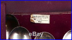 Wm. Rogers Fidelis 49-Piece Silverplate Flatware Set Very Good+ Condition, 1933