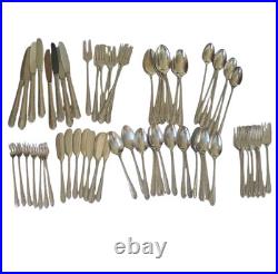 Wm Rogers IS Silver Plate Regent 70 PC Flatware Set Vintage 1938 Wm Rogers IS Silver Plate Regent 70 PC Flatware Set Vintage 1938