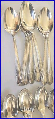 Wm Rogers IS Silver Plate Regent 70 PC Flatware Set Vintage 1938 Wm Rogers IS Silver Plate Regent 70 PC Flatware Set Vintage 1938