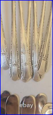 Wm Rogers IS Silver Plate Regent 70 PC Flatware Set Vintage 1938 Wm Rogers IS Silver Plate Regent 70 PC Flatware Set Vintage 1938
