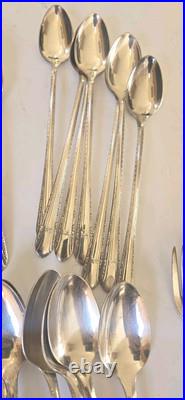 Wm Rogers IS Silver Plate Regent 70 PC Flatware Set Vintage 1938 Wm Rogers IS Silver Plate Regent 70 PC Flatware Set Vintage 1938