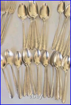 Wm Rogers IS Silver Plate Regent 70 PC Flatware Set Vintage 1938 Wm Rogers IS Silver Plate Regent 70 PC Flatware Set Vintage 1938