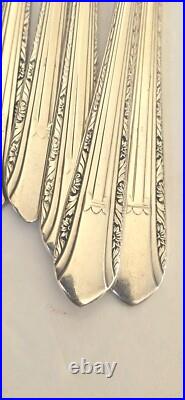 Wm Rogers IS Silver Plate Regent 70 PC Flatware Set Vintage 1938 Wm Rogers IS Silver Plate Regent 70 PC Flatware Set Vintage 1938