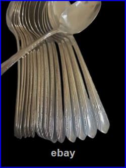 Wm Rogers IS Silver Plate Regent 70 PC Flatware Set Vintage 1938 Wm Rogers IS Silver Plate Regent 70 PC Flatware Set Vintage 1938