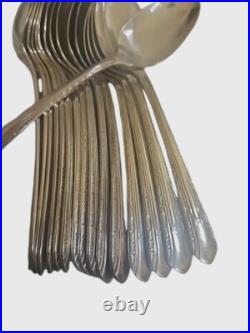Wm Rogers IS Silver Plate Regent 70 PC Flatware Set Vintage 1938 Wm Rogers IS Silver Plate Regent 70 PC Flatware Set Vintage 1938