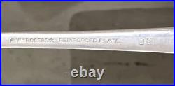 Wm Rogers IS Vintage Silver Plate 83-Pc Spring Charm 1950 Flatware Set For 12