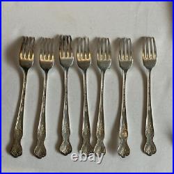 Wm Rogers MFG CO Extra Plate Original Rodgers Silverplate Flatware Set 49 Pieces Wm Rogers MFG CO Extra Plate Original Rodgers Silverplate Flatware Set 49 Pieces