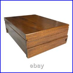 Wm Rogers MFG CO Extra Plate Original Rodgers Silverplate Flatware Set 63ps BOX Wm Rogers MFG CO Extra Plate Original Rodgers Silverplate Flatware Set 63ps BOX