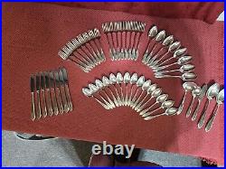 Wm Rogers Mfg. Co AA IS Vintage Flatware Service For 8 Pattern Unknown 52 Piece