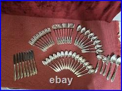 Wm Rogers Mfg. Co AA IS Vintage Flatware Service For 8 Pattern Unknown 52 Piece