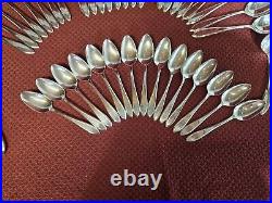 Wm Rogers Mfg. Co AA IS Vintage Flatware Service For 8 Pattern Unknown 52 Piece