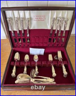 Wm Rogers Mfg Co Extra Plate INSPIRATION MAGNOLIA Setting for 8 Serving PRISTINE