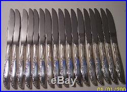 Wm Rogers Oneida silverplate 86pc Brittany Rose 5pc service 17 1948 NEW unused