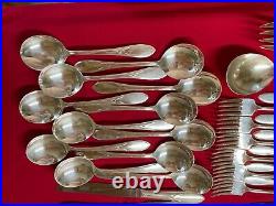 Wm Rogers Pickwick 73pc silverplate service for 12 in box! Shiny and Beautiful