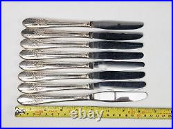 Wm. Rogers Reflection King Edward & Monroe Silver 56pc Flatware Set extra